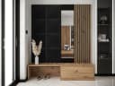 MIRJAN24 Garderoben-Set Premium mit Spiegel und Schuhschrank Bild 2