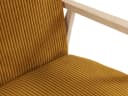 MIRJAN24 Sessel Retro Cord Grün mit Holzarmlehne Bild 5