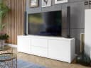 MIRJAN24 TV-Schrank Gesita 2D2SZ Weiß Grifflos Bild 1