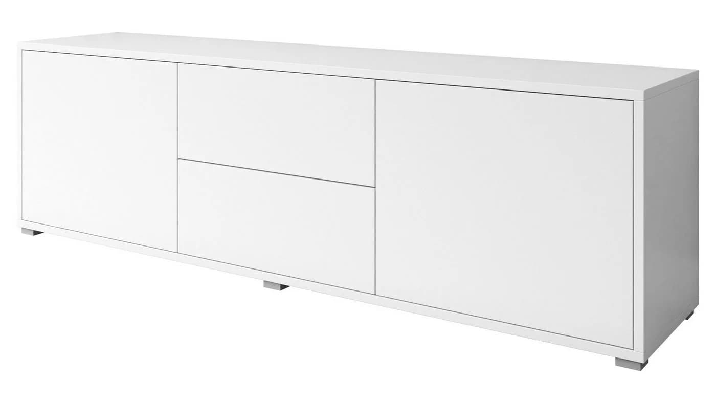 MIRJAN24 TV-Schrank Gesita 2D2SZ Weiß Grifflos - Bild 2