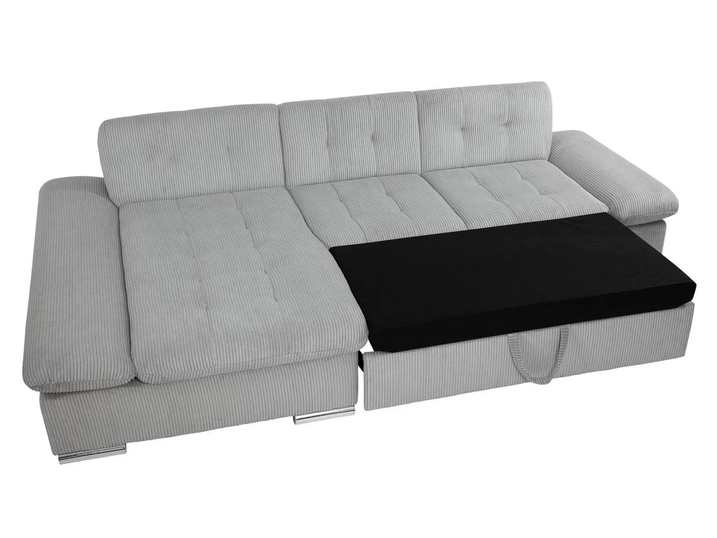 MIRJAN24 Ecksofa Malwi Cord L-Form mit Schlaffunktion und Bettkasten - Bild 5
