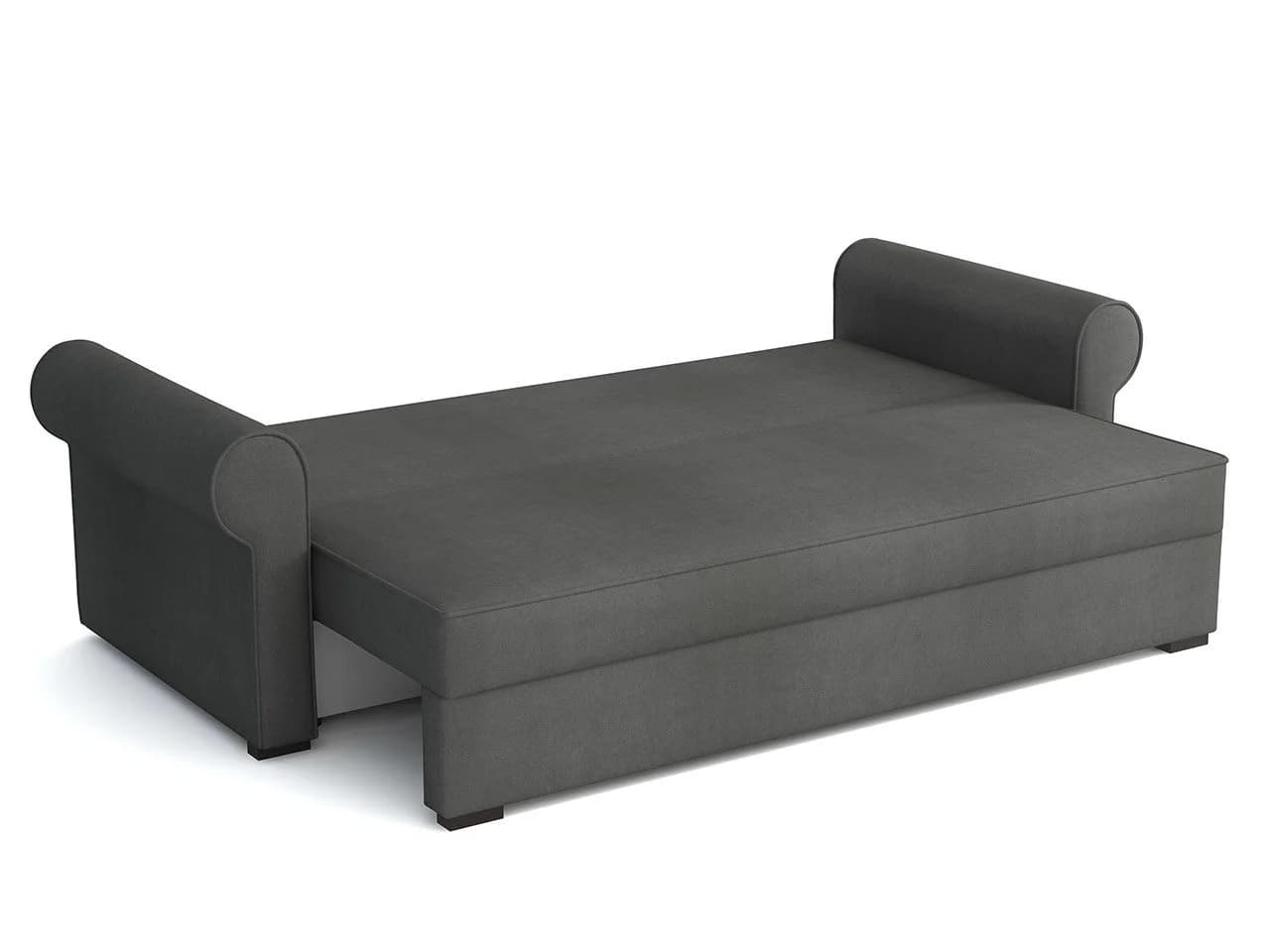 MIRJAN24 Schlafsofa Olimpia Cord Grün 3-Sitzer mit Bettkasten - Bild 3
