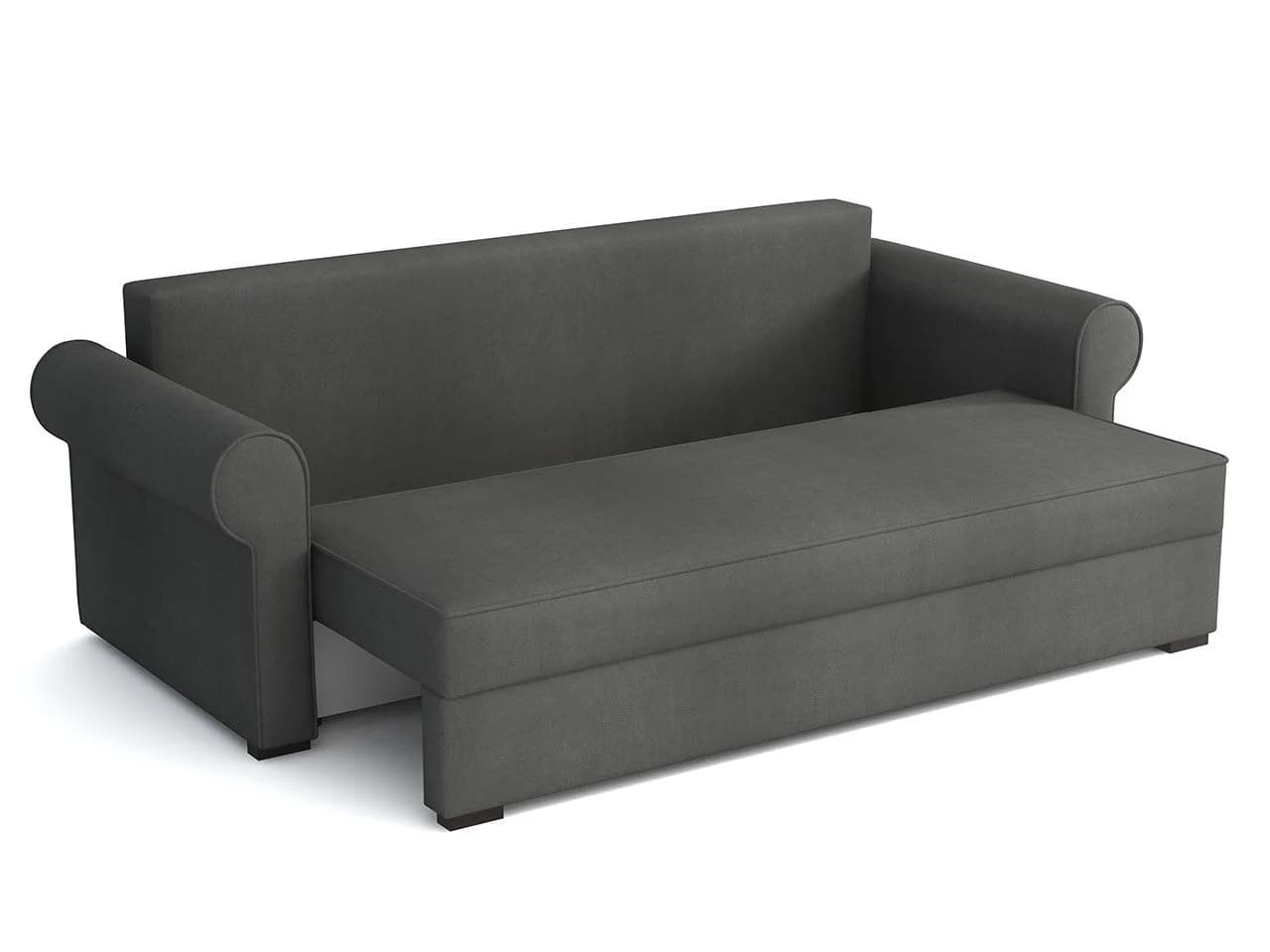 MIRJAN24 Schlafsofa Olimpia Cord Grün 3-Sitzer mit Bettkasten - Bild 4