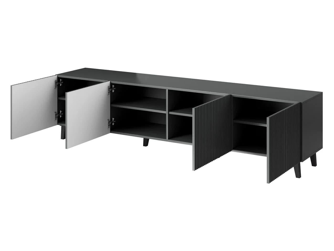 MIRJAN24 TV-Schrank Vamos Grey 200 mit 4 Türen - Bild 4