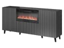 MIRJAN24 Kommode Vamos Grey 180 mit LED-Kamin und Heizfunktion Bild 3