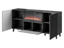 MIRJAN24 Kommode Vamos Grey 180 mit LED-Kamin und Heizfunktion Bild 4