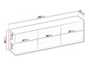 MIRJAN24 Hängeschrank Teen Flex 3D TF-09 Drehtüren Ohne Griffe Bild 4