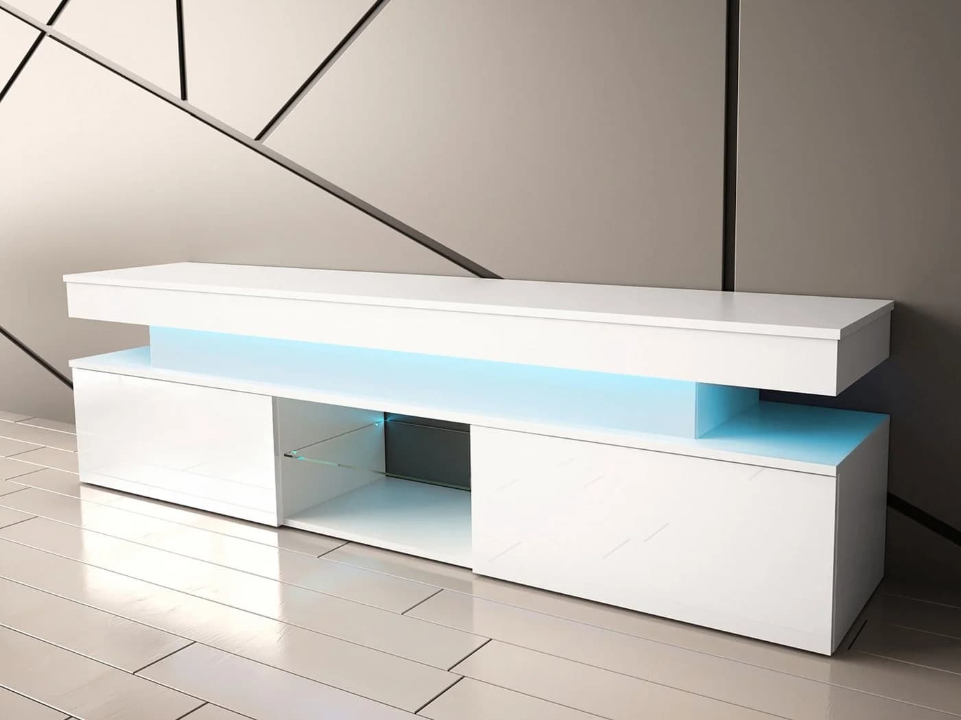 MIRJAN24 TV-Schrank Glossa 2D 190 mit LED-Beleuchtung - Bild 5