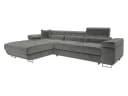 MIRJAN24 Ecksofa Torezio Mini Grau mit Bettkasten und Schlaffunktion Bild 1