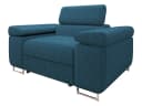 MIRJAN24 Sessel Torezio Cord Blau Einstellbare Kopfstützen Bild 2