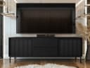 MIRJAN24 TV-Schrank Ozmi 2K2SZ Schwarz Push-to-Open Bild 1