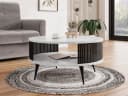 MIRJAN24 Couchtisch Roenni Stahl Schwarz Modern Bild 1