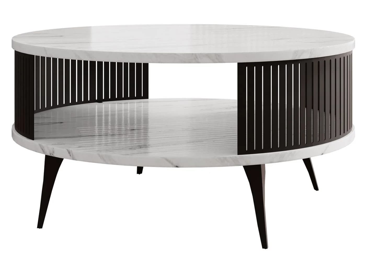 MIRJAN24 Couchtisch Roenni Stahl Schwarz Modern - Bild 2