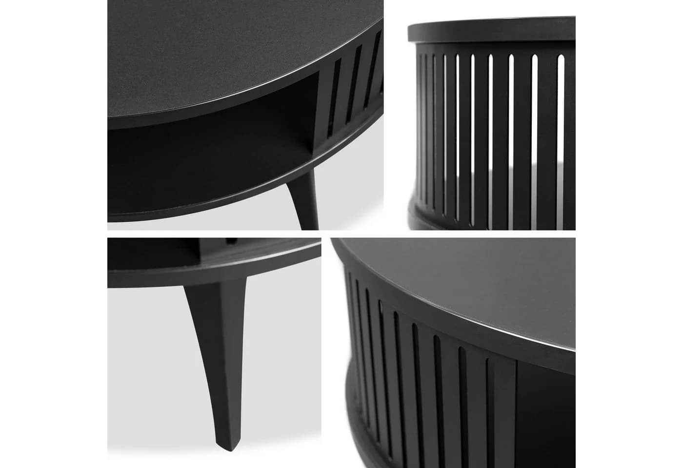 MIRJAN24 Couchtisch Roenni Stahl Schwarz Modern - Bild 4