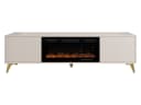 MIRJAN24 TV-Schrank Xylix 2D EF mit Elektrischem Kamin und LED-Flamme Bild 4