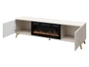 MIRJAN24 TV-Schrank Xylix 2D EF mit Elektrischem Kamin und LED-Flamme Bild 5