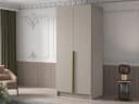 MIRJAN24 Kleiderschrank Bono I 2-türig Beige/Gold Bild 1