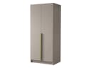 MIRJAN24 Kleiderschrank Bono I 2-türig Beige/Gold Bild 2