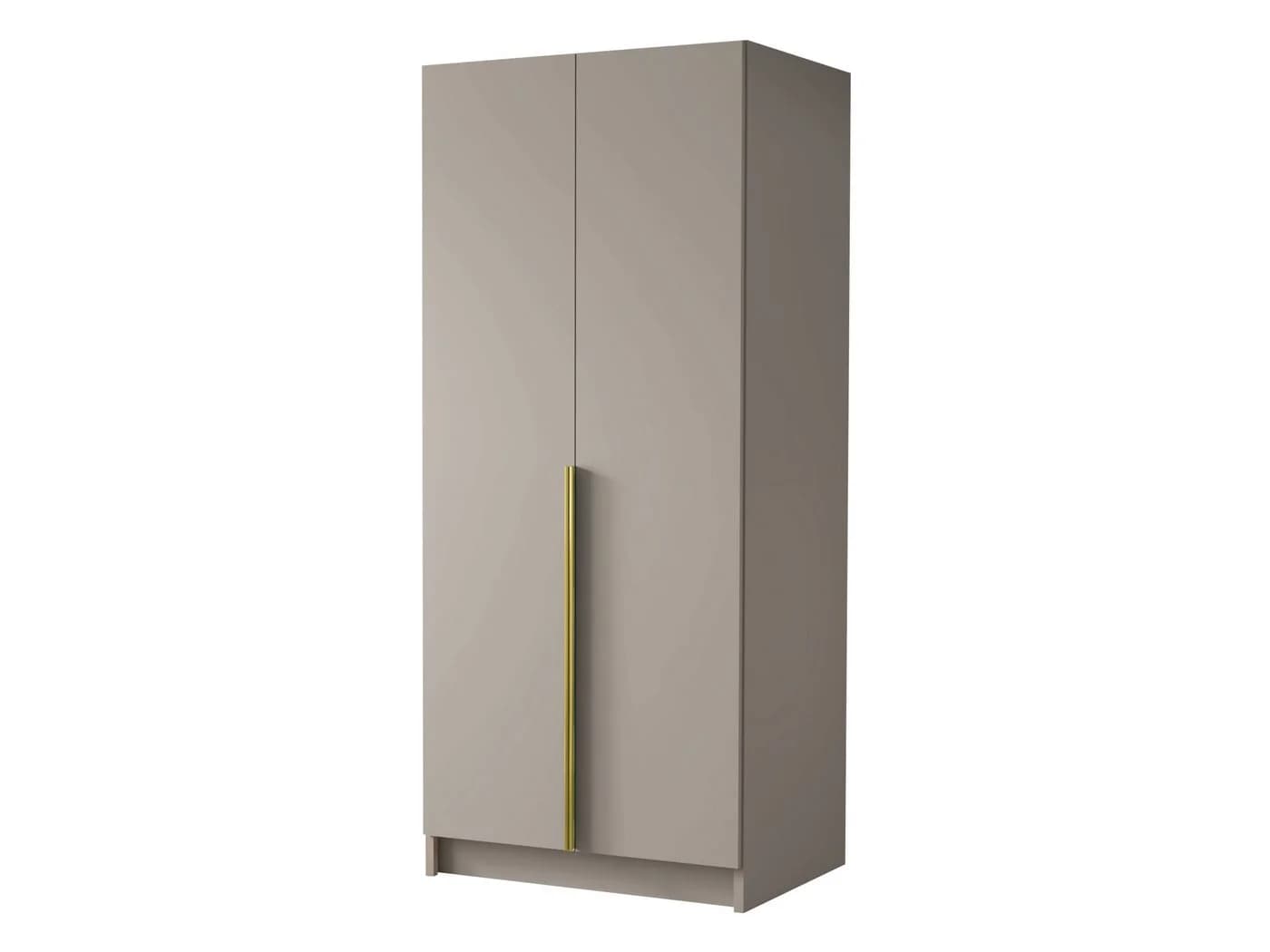 MIRJAN24 Kleiderschrank Bono I 2-türig Beige/Gold - Bild 2