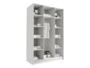 MIRJAN24 Kleiderschrank Calia II mit 3 Drehtüren, Spiegel, Metallgriffe Bild 5