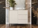 MIRJAN24 Kommode Ozmi 1D3SZ Beige Push-to-Open Bild 1