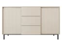 MIRJAN24 Kommode Ozmi 2D3SZ Beige Push-to-Open mit 3 Schubladen Bild 2