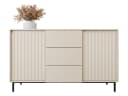 MIRJAN24 Kommode Ozmi 2D3SZ Beige Push-to-Open mit 3 Schubladen Bild 3