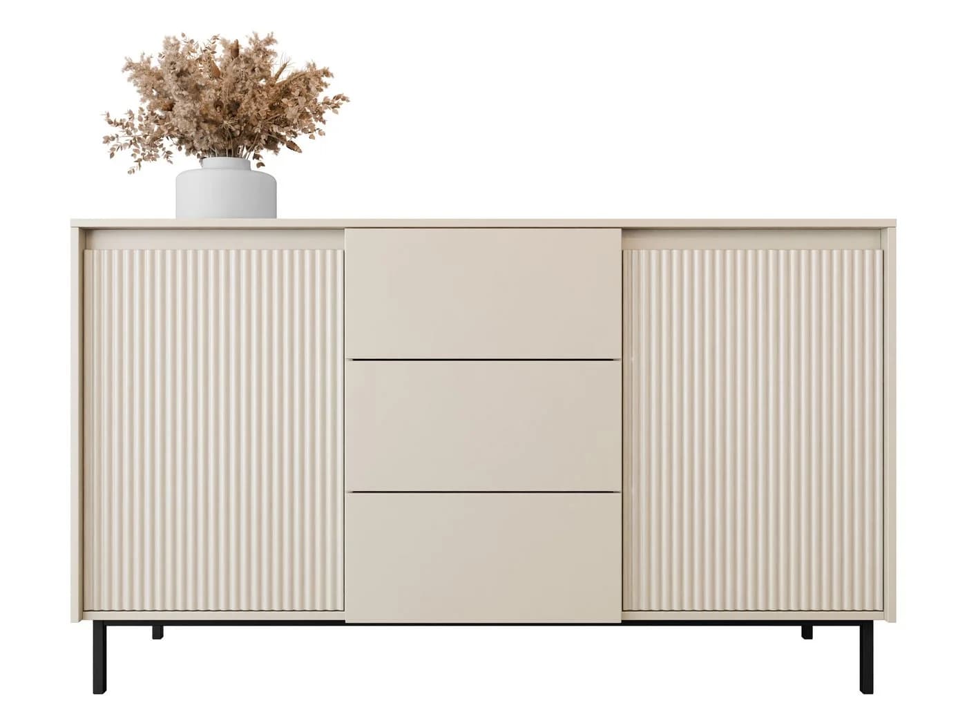 MIRJAN24 Kommode Ozmi 2D3SZ Beige Push-to-Open mit 3 Schubladen - Bild 3