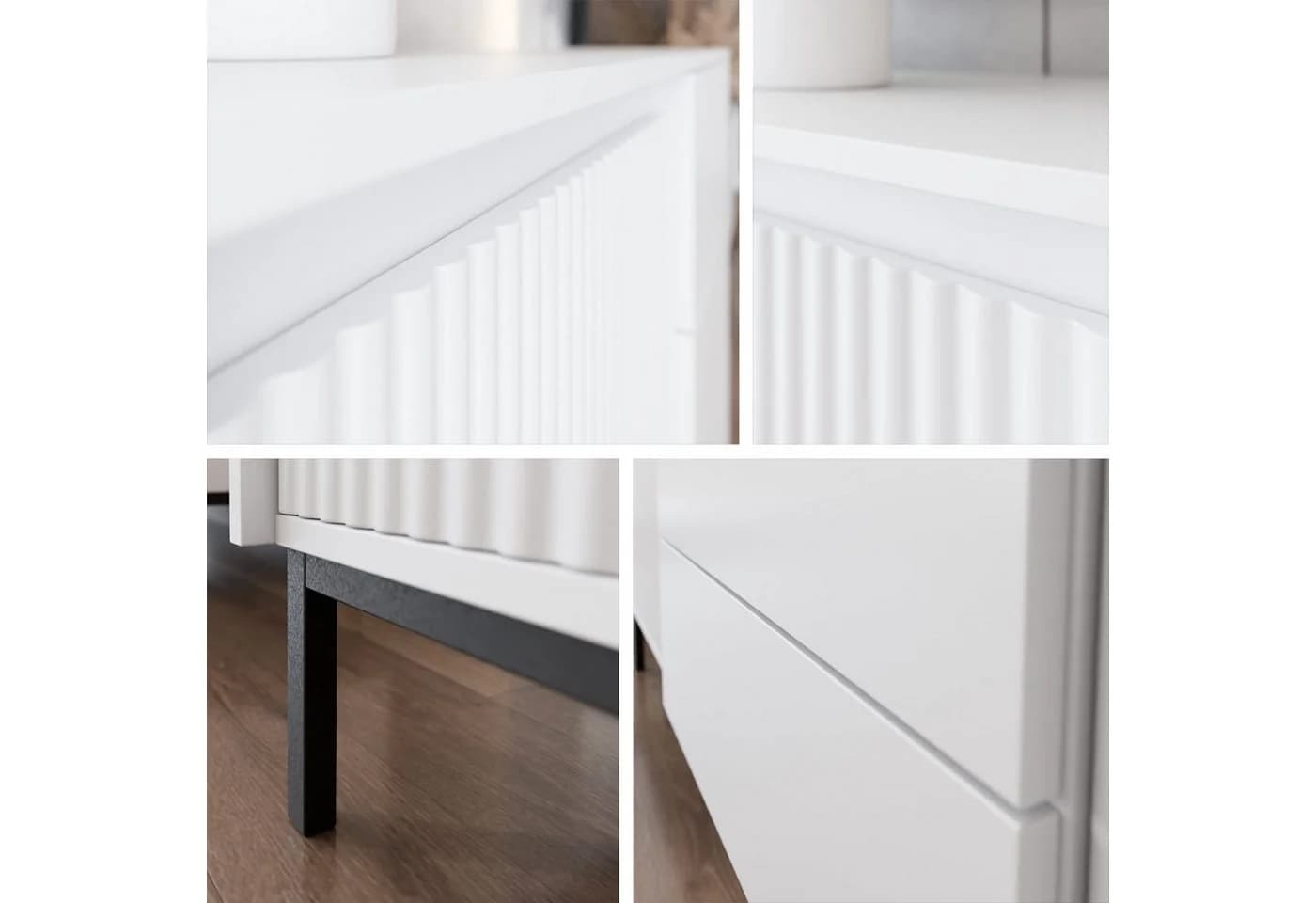 MIRJAN24 Kommode Ozmi 2D3SZ Beige Push-to-Open mit 3 Schubladen - Bild 5