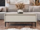 MIRJAN24 Couchtisch Ozmi 1SZ Beige mit Schublade Push-to-Open Bild 1
