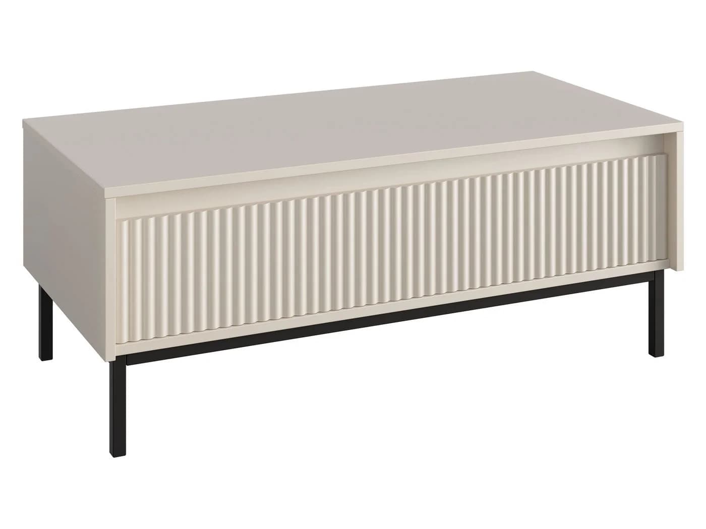 MIRJAN24 Couchtisch Ozmi 1SZ Beige mit Schublade Push-to-Open - Bild 3