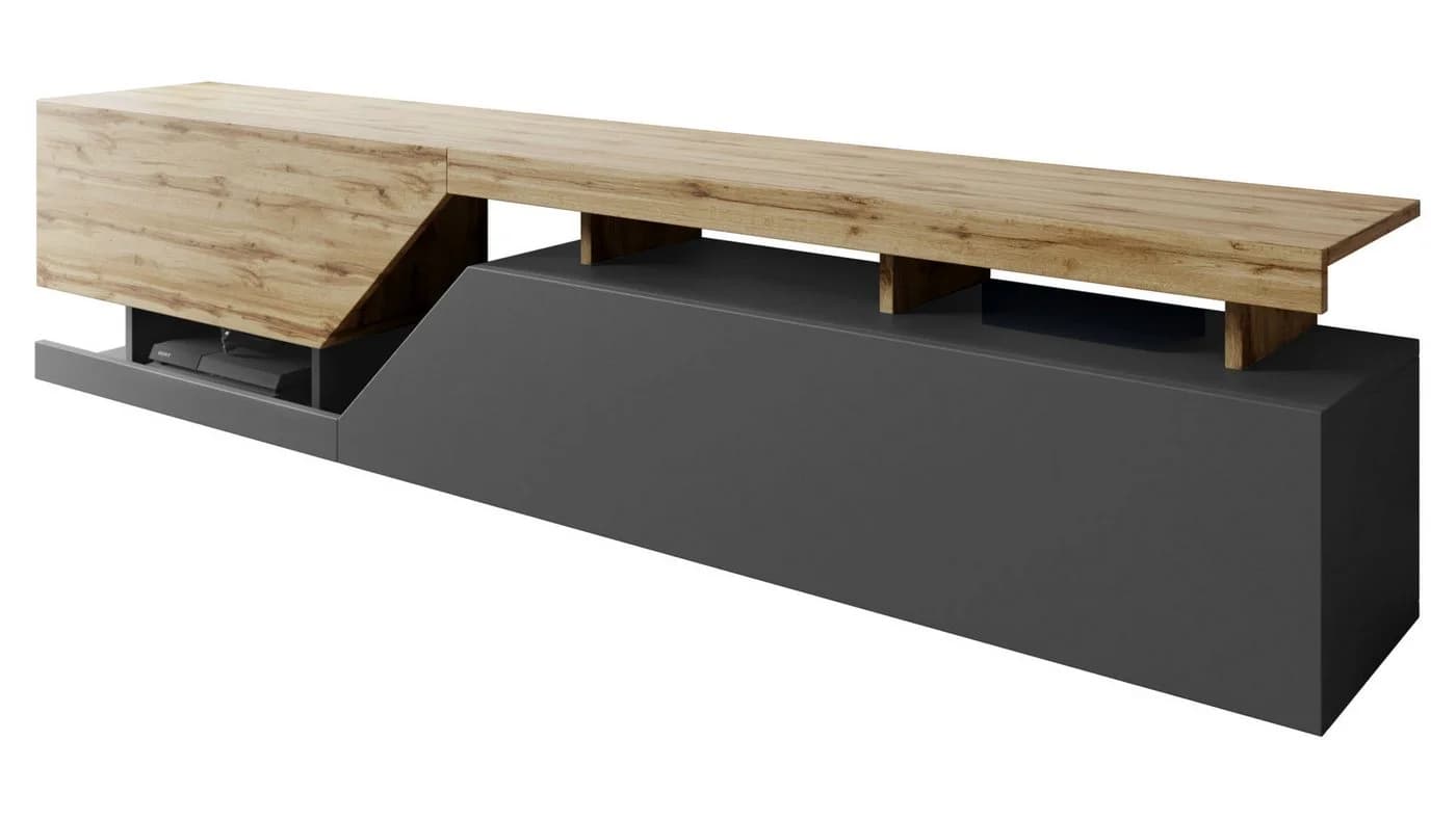 MIRJAN24 TV-Schrank Ceelias 200 Anthrazit Modern mit Gasdruckfedern - Bild 2