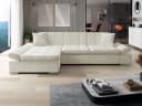 MIRJAN24 Ecksofa Malwi Beige Chenille mit Schlaffunktion und Bettkasten Bild 2