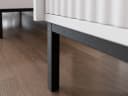 MIRJAN24 TV-Schrank Ozmi 2K EF mit LED-Kamin Schwarz Push-to-Open Bild 5