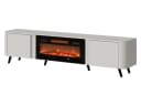 MIRJAN24 TV-Schrank Volare 200 EF mit LED-Kamin Beige Bild 2