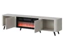 MIRJAN24 TV-Schrank Volare 200 EF mit LED-Kamin Beige Bild 3