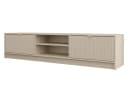 MIRJAN24 TV-Schrank Tireno 2K Beige Gold Aluminiumgriff Bild 2