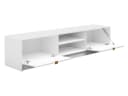 MIRJAN24 TV-Schrank Tireno 2K Beige Gold Aluminiumgriff Bild 4
