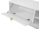 MIRJAN24 TV-Schrank Tireno 2K Beige Gold Aluminiumgriff Bild 5