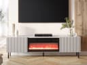 MIRJAN24 TV-Schrank Aruba 2D 181 mit Elektrischem Kamin und LED-Flamme Bild 1