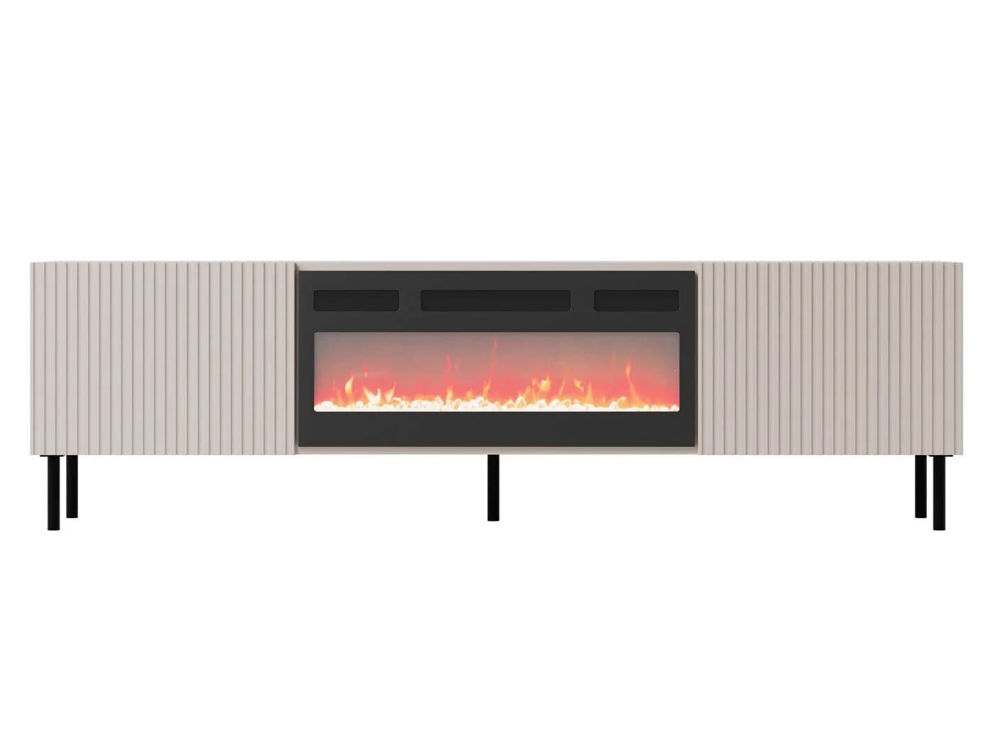MIRJAN24 TV-Schrank Aruba 2D 181 mit Elektrischem Kamin und LED-Flamme - Bild 3