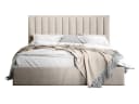 MIRJAN24 Polsterbett Cosmo Beige Samt mit Bettkasten und Lattenrost Bild 2