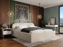 MIRJAN24 Polsterbett Deisin mit Bettkasten Beige Bild 1