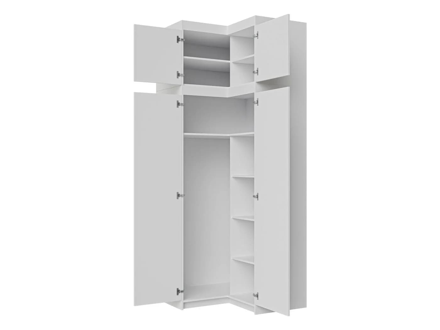 MIRJAN24 Kleiderschrank Elena 2D mit Schrankaufsatz 4 Türen - Bild 3