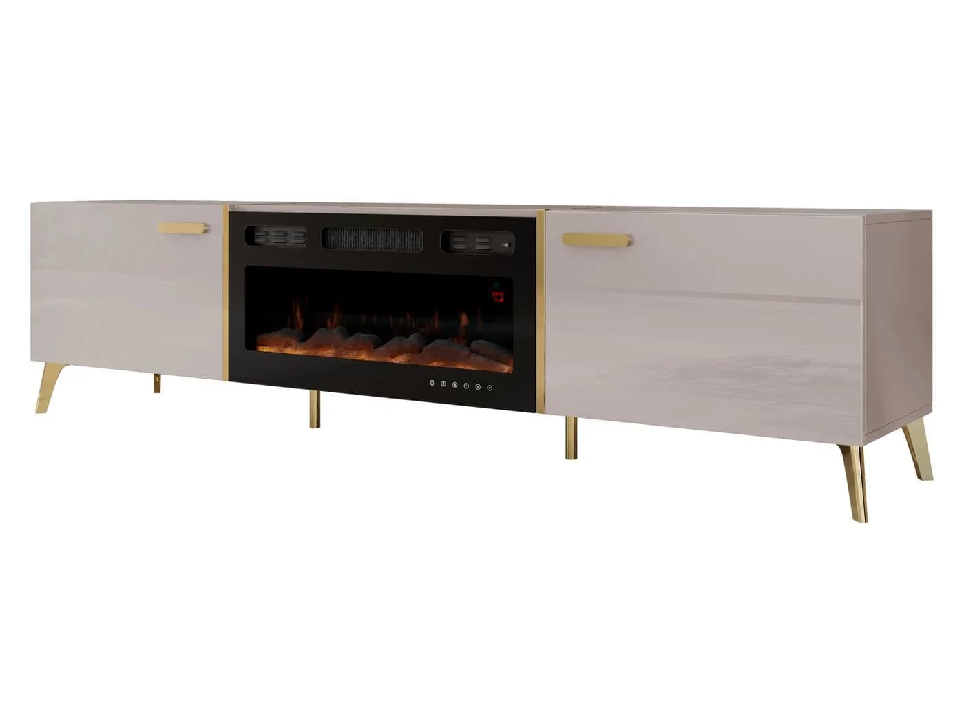 MIRJAN24 TV-Schrank Picru 2D EF mit LED-Kamin und Heizfunktion - Bild 2