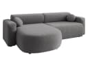 MIRJAN24 Ecksofa Nicelo mit Schlaffunktion Grau Bild 1