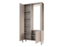 MIRJAN24 Garderoben-Set Malumi mit Frontspiegel und Kleiderstange Beige Bild 5