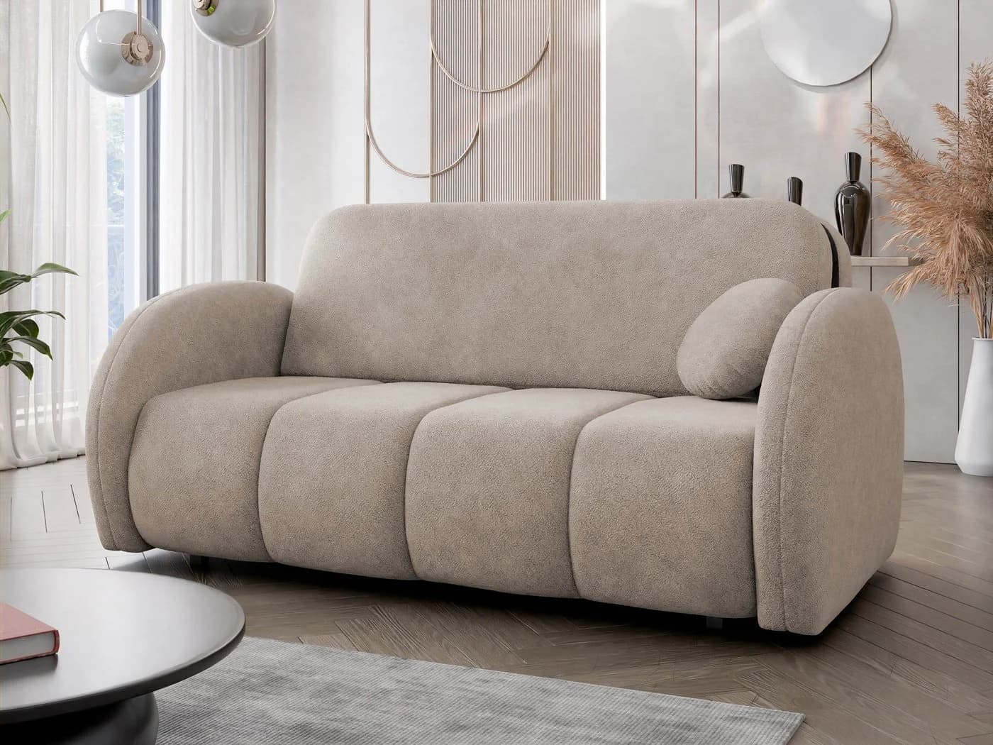 MIRJAN24 Schlafsofa Viva Comfy IV mit Bettkästen und Wellenfeder - Bild 2