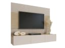 MIRJAN24 Wohnwand Deromi III 2er-Set Beige Push-to-Open Bild 1