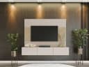 MIRJAN24 Wohnwand Deromi III 2er-Set Beige Push-to-Open Bild 3